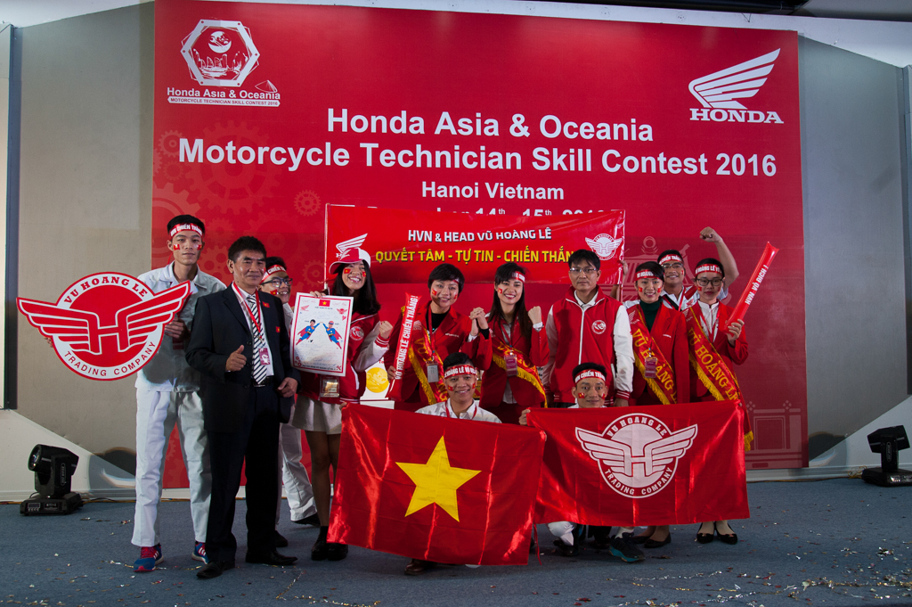 Honda Việt Nam lần đầu tổ chức hội thi kỹ thuật viên giỏi quốc tế